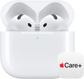 Apple AirPods 4 Wireless Earbuds, Bluetooth Headphones, Personalized Spatial Audio, Sweat and Water Resistant, USB-C Charging Case, H2 Chip, Up to 30 Hours of Battery Life, Effortless Setup for iPhone